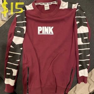 Pink Victoria secret burgundy sweater!!